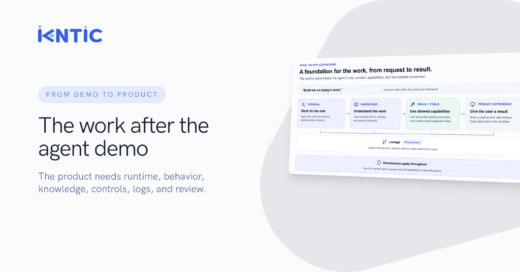 Agent demos are not the product